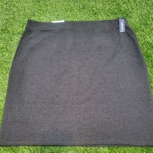 Two- Old Navy Stretch Skirts (black, charcoal gray)